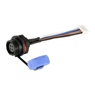 Electrical SP11 SP13 SP21 Waterproof Plug Socket 2 - 8 Pin Screw Solder With Cap