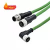 Rigoal PA66 M12 Waterproof Connector 3pin - 17pin Molding Cable Connector