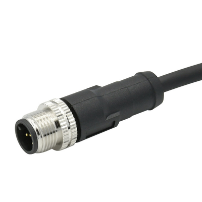A Coding 5 Pin Male Straight Waterproof Outdoor Connector Molded Cable M12 Sensor Connector