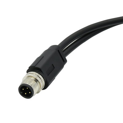 A Code 4 Pin M12 Y Splitter Molded Cable IP68 Waterproof M12 Connector