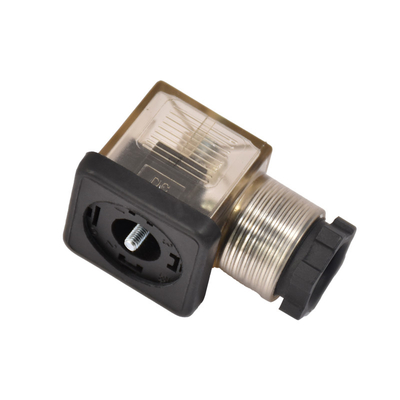2PE 3PE Solenoid Valve Plug Base Wirable Controller LED Connector For Industrial Equipment