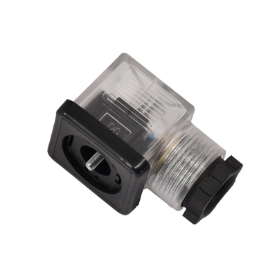 2PE 3PE Solenoid Valve Plug Base Wirable Controller LED Connector For Industrial Equipment