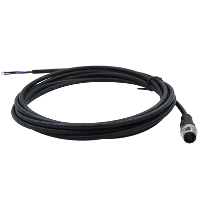 A B D Code Mounted M12 Waterproof Connector Cable 3 5 8 12 17 Pin