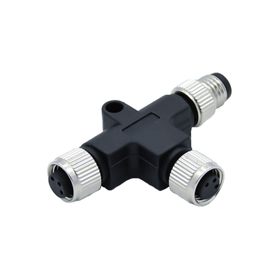 2 - 19 Pin M8 Sensor Connector IP67 Phosphor Bronze Connector Terminal