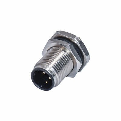 250V M12 Connector Waterproof With 3 4 5 8 12 17 Cores For 3 4 17 Pin
