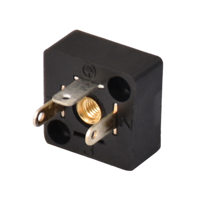 10bar Biack Solenoid Valve Coupling 0.2A With Temperature Range 0-120C