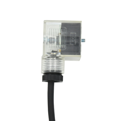 Threaded Connection Solenoid Valve Connector Within Temperature Range 0-120C