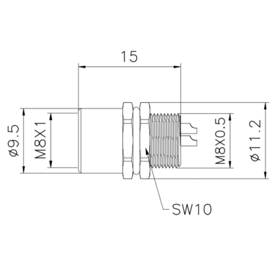 High-Temperature M16 Circular Connector -20°C To 85°C For Critical