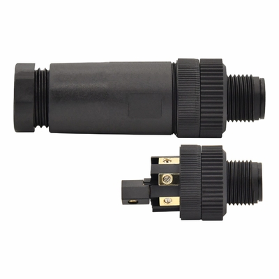 High Performance Circular Plastic Connectors With Tpu Gf Insert And Fix Screw Locking