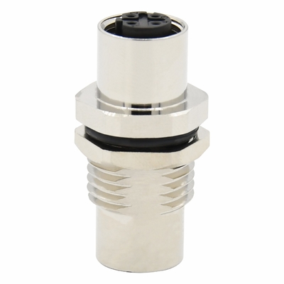 Fix Screw Locking Circular Plastic Connectors With TPU GF Insert For 28AWG-14AWG Wire