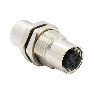 Fix Screw Locking Circular Plastic Connectors With TPU GF Insert For 28AWG-14AWG Wire