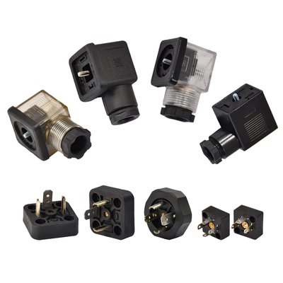 Customizable Solenoid Valve Connector 24V 0.2A For Customer Requirements