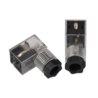 0.2A Solenoid Valve Connector With 0-10bar Pressure Range For Industrial Automation