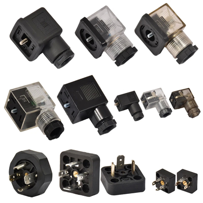 Industrial Automation Solenoid Valve Connector Pressure Range 0-10bar