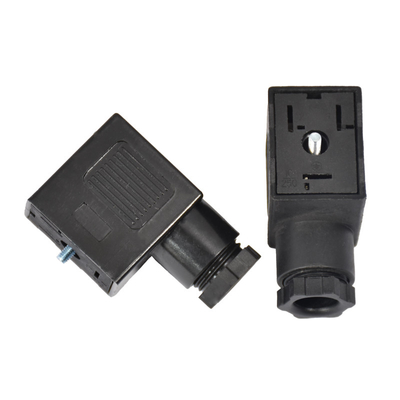 IP67 Protection Level Solenoid Valve Connector With Stainless Steel Material