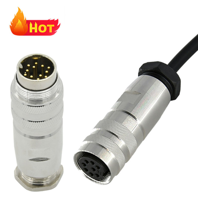 RIGOAL M16 Waterproof Connector 2-3-4-5-6-7-8-12-14-16-19-24-Core Male / Female&quot;