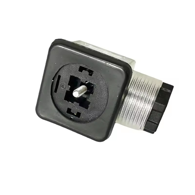 Custom Wholesale Female Joint Transparent Solenoid Valve DIN 43650 Rigoal Connector Factory
