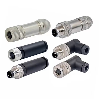 Un-alaibable Shielding IP68 Waterproof Connector with Brass Coupling Nut