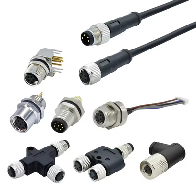 Un-alaibable Shielding IP68 Waterproof Connector with Brass Coupling Nut