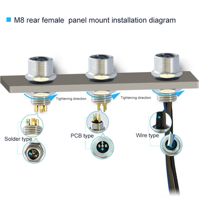 TPU Insert 8 Pin Waterproof Connector for Harsh Environments
