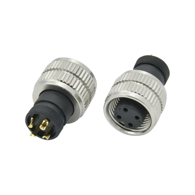 Rigoal M12 A Code Male Female 3-17 Pin Waterproof Aviation Connector