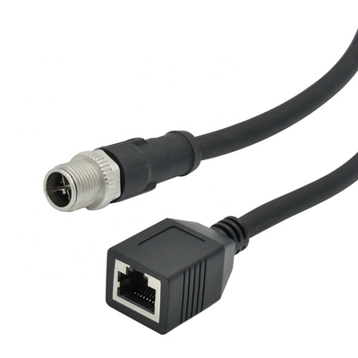 M12 Ethernet Cable 4pin 8pin D X Code for Industrial Camera Machine Vision