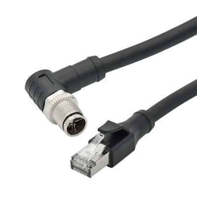 M12 Ethernet Cable 4pin 8pin D X Code for Industrial Camera Machine Vision