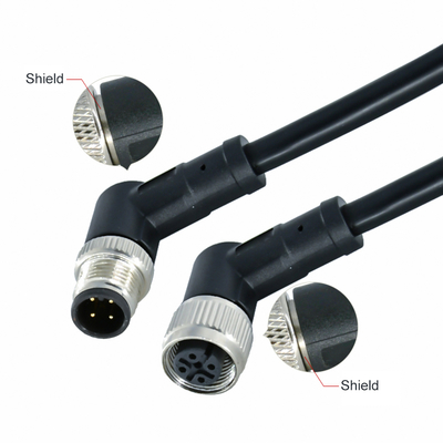 M12 Waterproof Connector IP68 3-17 Pin Male Female Screw Type DIN