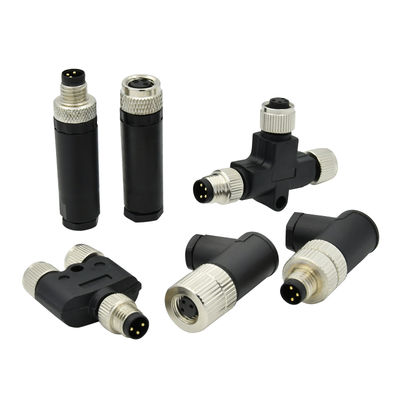 Rigoal M8 B Coding Waterproof Connector with IEC61076-2-101 Standard and Male Female Assembly for Industrial Applications