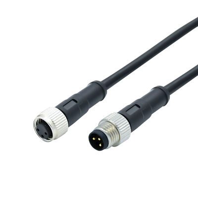 M8 Waterproof Connector IP67/IP68 3-8 Pin 30-60V for Automotive and Sensor Applications