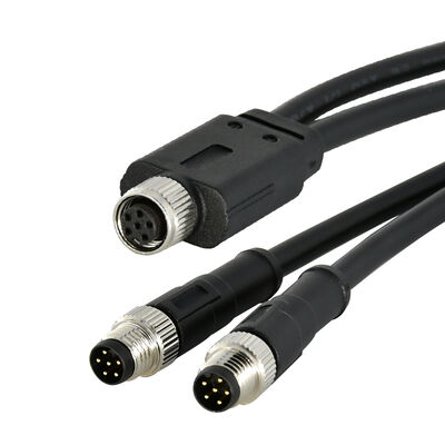 M8 Waterproof Connector IP67/IP68 3-8 Pin 30-60V for Automotive and Sensor Applications