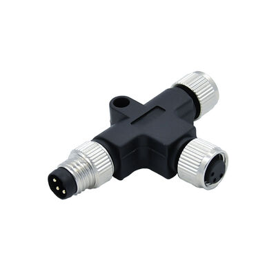 Factory Supply M8 Waterproof Connector Socket Header T Type 34568 Pin Male and Female Header Support Customized