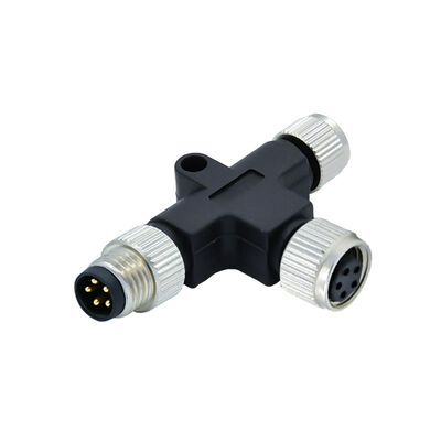 Factory Supply M8 Waterproof Connector Socket Header T Type 34568 Pin Male and Female Header Support Customized