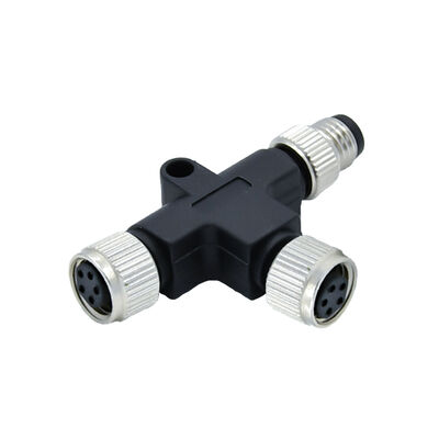 Factory Supply M8 Waterproof Connector Socket Header T Type 34568 Pin Male and Female Header Support Customized