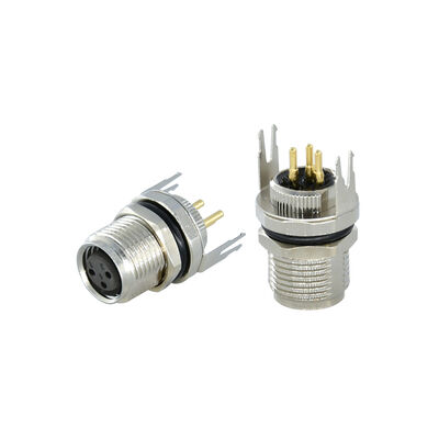 High Quality M8 Male and Female Panel Mount Connector for PCB Waterproof IP67 IP68