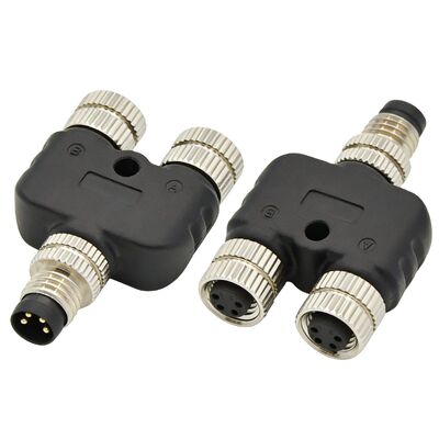 Rigoal Y Type 34568pin M8 Waterproof Connector Socket Header ABD Port Male and Female IP68 Connector Factory
