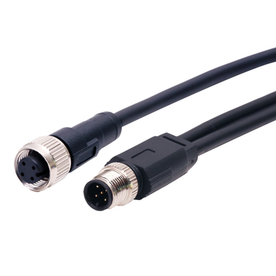 Automation IP68 Waterproof Connector Female Right Angle Circular Connector Sensor Cable