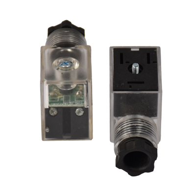 3 Pin Female Solenoid Valve Connector Form B IEC Standard
