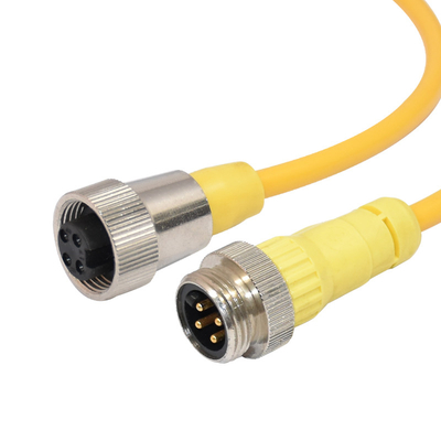 Waterproof IP67 Mechanical Cable Connectors 4P For Automation M12 M8 M5 7/8