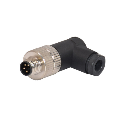 Right Angle / Straight 4 Pin Male And Female Connectors Assembly