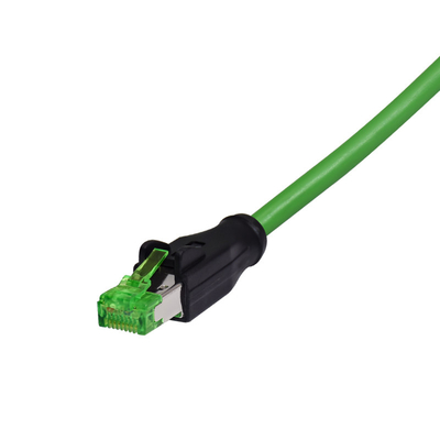 Waterproof M12 D-Coded Cirtular To RJ45 Ethernet Cable RJ45 Patch Cord With M12 Connector