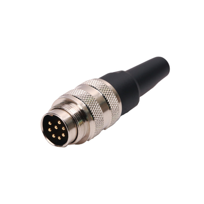 5 Pin 6 Pin Male Female Connector Electrical Circular Cable Molded Straight For Automation