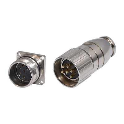 M23 Waterproof 6 pin Female Cable Plug Amphenol Circular Power Connectors