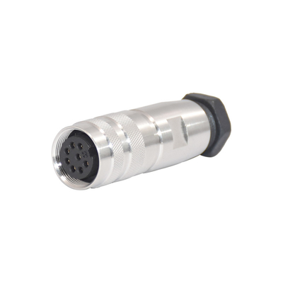 Waterproof IP67 M16 Female Connector Female Shielded Metal Assembly Type