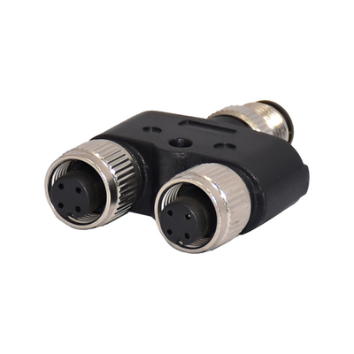 4 Pin Pa66 M12 Male Female Assembly Connector A Code Y Type PA GF