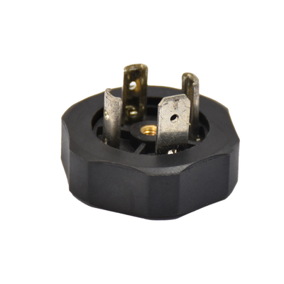 16A Rohs PA66 Solenoid Value Circular Connector Base A Type PA GF