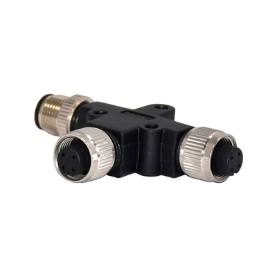 IEC 61076-2-101 TPU GF M12 Waterproof Adapter T Type 4 Pin 	PA66