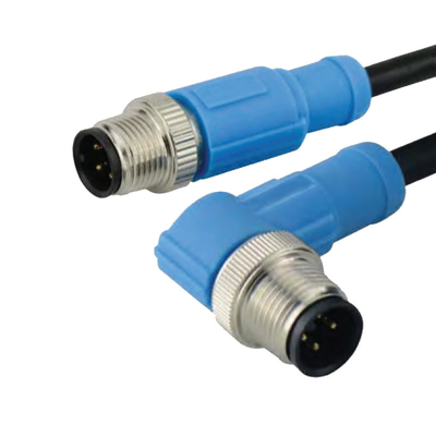 IP68 TPU M12 B Code Connector Feamle Molding Cable 17 Pins