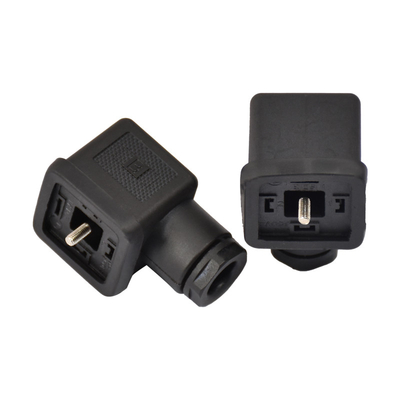 IP65 Solenoid Valve Connector 2 + PE / 3 + PE Pin PG7 PG9 Size Square LED Cable Connector