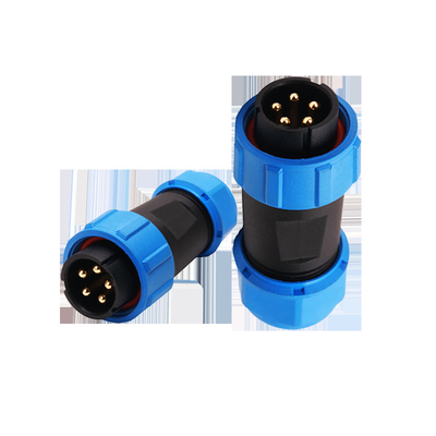 Threaded Coupling Waterproof Plastic Connector SP17 SP21 Nylon 66 10mm Cable